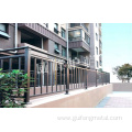 Wrought iron window guardrails, air-conditioning railings